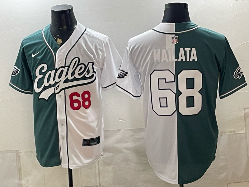 Men 2026 Philadelphia Eagles #68 Mailata white Nike Limited NFL Jersey 081200->philadelphia eagles->NFL Jersey